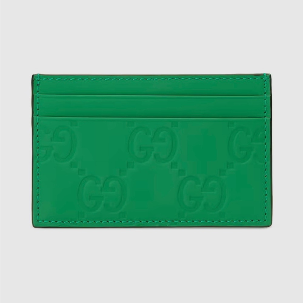Gucci Rubber Effect Card Holder